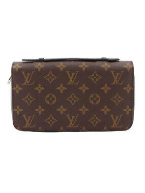 Louis Vuitton Monogram Macassar Zippy XL Zip Around Wallet
